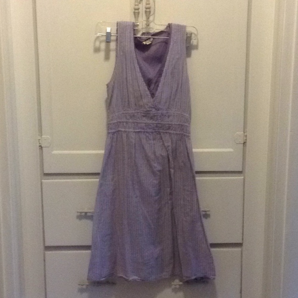 Lavender cotton summer dress